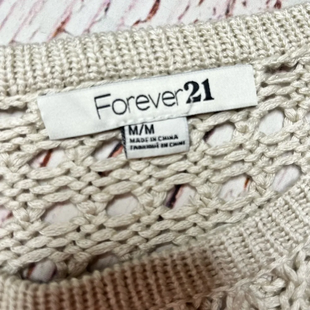 Crochet Long Sleeve Top